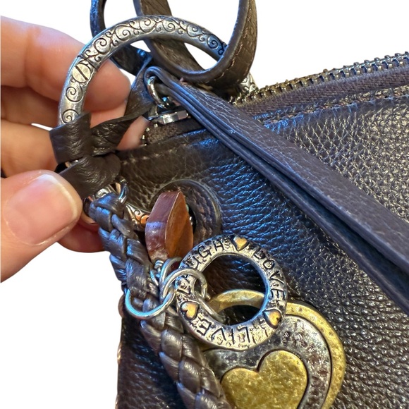 Brighton Brown Leather Crossbody Bag - Picture 4 of 10